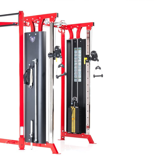 Dual Pulley/Multi-Grip Chin-Up Bar Module